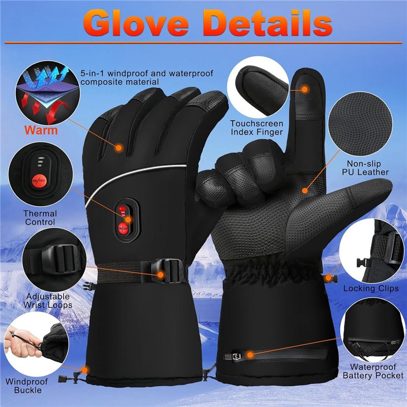 A07T – электрические перчатки  – обзор и цена Heated Gloves Electric