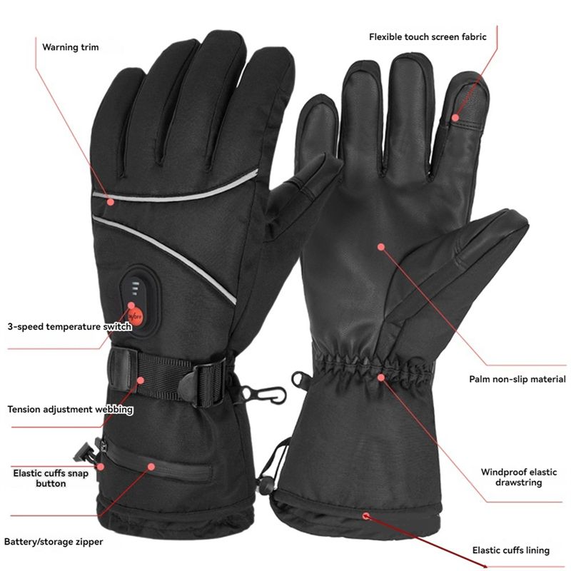 X08A 1 пара термоперчаток, вет – обзор и цена Heated Gloves Electric