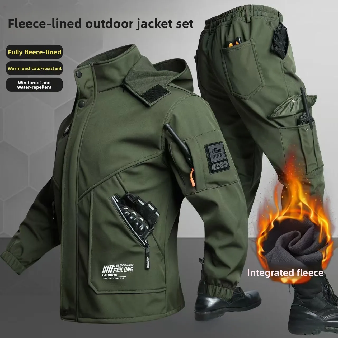 Утепленный флисовый комплект о – обзор и цена Winter Clothing Pk